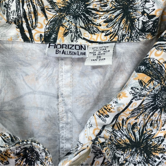 Woman’s Horizon By Allison Lane lightweight floral print jacket size 3X - Picture 2 of 5